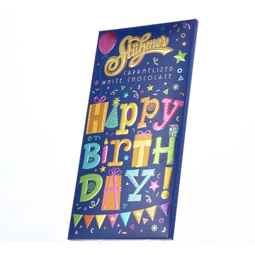 Stühmer Happy Birthday Karamellizált fehércsokoládé, 90g