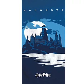 Harry Potter Hogwarts Blue fürdőlepedő, strand törölköző 70x140cm (Fast Dry)
