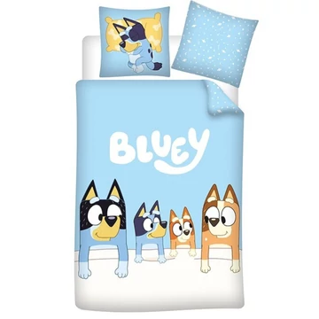 Bluey Family ágyneműhuzat 140×200cm, 65×65 cm