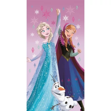Disney Jégvarázs Wonderland fürdőlepedő, strand törölköző 70x140cm (Fast Dry)