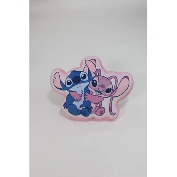 Disney Lilo és Stitch, A csillagkutya Couple formapárna, díszpárna Velúr
