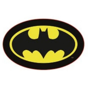 Batman Oval formapárna, díszpárna 37x23 cm