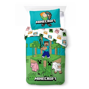 Minecraft Jungle Explore ágyneműhuzat 140×200cm, 70×90 cm Minecraft Jungle Explore ágyneműhuzat 140×200cm, 70×90 cm