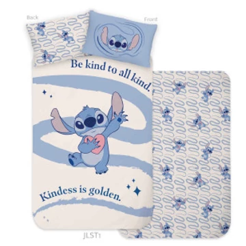 Disney Lilo és Stitch, A csillagkutya Kindness gyerek, ovis ágyneműhuzat 100×135 cm, 40×60 cm