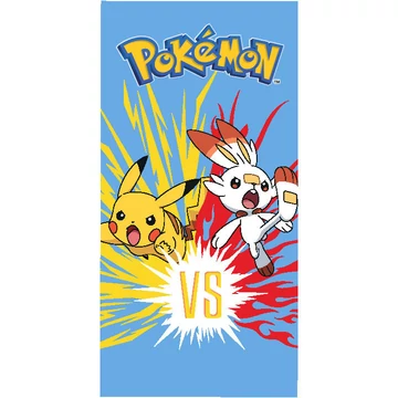 Pokémon Scorbunny fürdőlepedő, strand törölköző 70x140cm Pokémon Scorbunny fürdőlepedő, strand törölköző 70x140cm