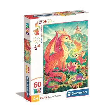 Sárkány Family 60 db-os puzzle Clementoni Sárkány Family 60 db-os puzzle Clementoni
