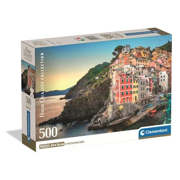 Olaszország Riomaggiore 500 db-os Compact puzzle Clementoni