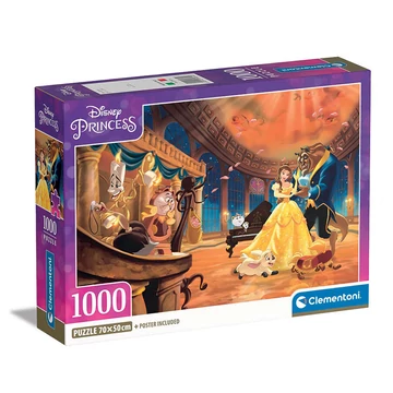 Disney Hercegnők Beauty and the Beast 1000 db-os puzzle Clementoni Disney Hercegnők Beauty and the Beast 1000 db-os puzzle Clementoni