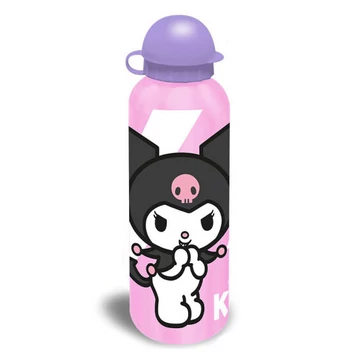 Hello Kitty Kuromi Pink alumínium kulacs ivókupakkal 500 ml Hello Kitty Kuromi Pink alumínium kulacs ivókupakkal 500 ml