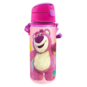 Disney Játékháború Lotso alumínium szívószálas kulacs akasztóval 600 ml Disney Játékháború Lotso alumínium szívószálas kulacs akasztóval 600 ml