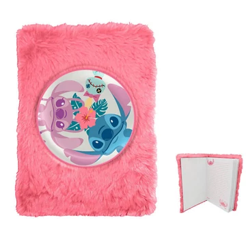 Disney Lilo és Stitch, A csillagkutya plüss A5 notesz, jegyzetfüzet