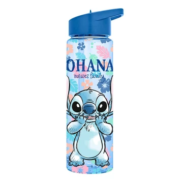Disney Lilo és Stitch, A csillagkutya Ohana műanyag szívószálas kulacs 600 ml Disney Lilo és Stitch, A csillagkutya Ohana műanyag szívószálas kulacs 600 ml