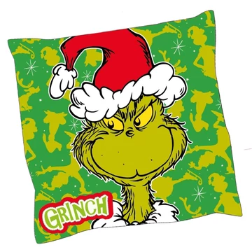 A Grincs Mischievous párna, díszpárna 38 cm A Grincs Mischievous párna, díszpárna 38 cm