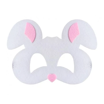 Nyuszi Rabbit filc maszk 18,5 cm Nyuszi Rabbit filc maszk 18,5 cm