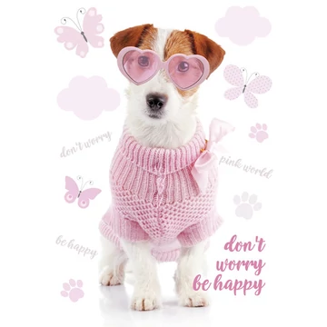 Kutyás Pink World A/4 gumis mappa Kutyás Pink World A/4 gumis mappa