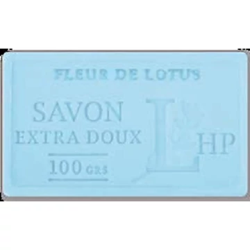 Marseille szappan,növényi olajjal,100g,parabén-tartósítószer-szulfátmentes,hidratáló,szögletes,celofánban,Lotus Flower, LAV.LHP25100LOT