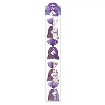 Levendulával töltött Bicolore Violet zsák 18g, 4-es füzér, LAV.LHP5BV