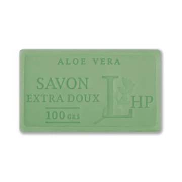 Marseille szappan,növényi olajjal,100g,parabén-tartósítószer-szulfát mentes,hidratáló,celofánban, Aloa Vera, LAV.LHP25100ALO