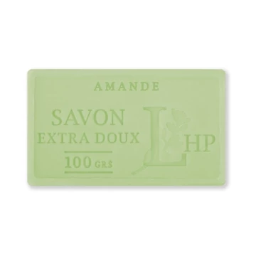 Marseille szappan, növényi olajjal,100g,parabén-tartósítószer-szulfát mentes,hidratáló, celofánban, Amande (mandula), LAV.LHP25100AMA