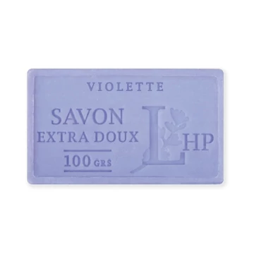 Marseille szappan, növényi olajjal,100g, parabén-tartósítószer-szulfát mentes,hidratáló,celofánban Violette (ibolya), LAV.LHP25100VIO