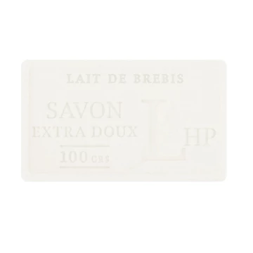 Marseille szappan,növényi olajjal,100g,parabén-tartósítószer-szulfátmentes,hidratáló,szögl.,celofánban,LaitDeBrebis(juhtej, LAV.LHP25100LAIB