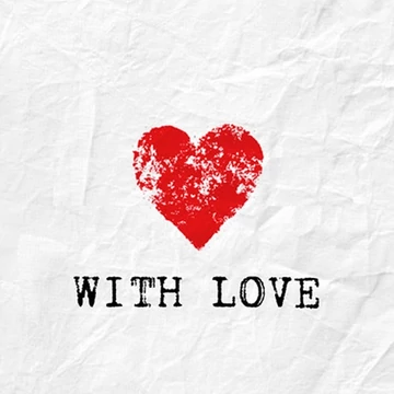 With Love papírszalvéta 33x33cm,20db-os, PPD.C1331758