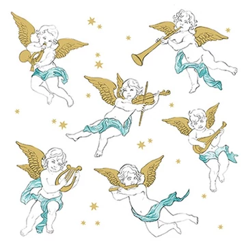 Angels in the Sky papírszalvéta 33x33cm, 20 db-os, PPD.C3332905