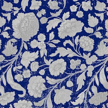 George V.embossed blue/silver dombornyomott papírszalvéta 33x33cm,15db-os, PPD.C1333111