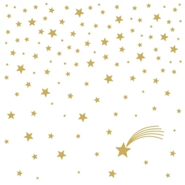 Shooting Star White Gold papírszalvéta 33x33cm,20db-os, PPD.C3333558