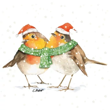 Frida & Fritz Winter papírszalvéta 33x33cm, 20db-os, PPD.C333002366