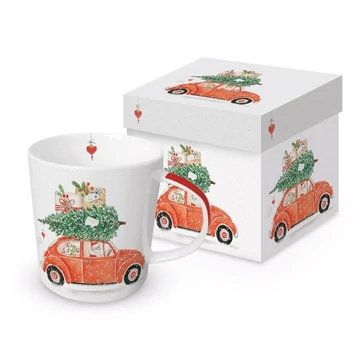 Porcelánbögre 0,35l, dobozban, Christmas Delivery, PPD.360302368 Porcelánbögre 0,35l, dobozban, Christmas Delivery, PPD.360302368