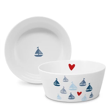 Porcelántálka 15cm, Seaside Sailing, PPD.160802664