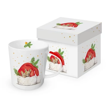 Porcelánbögre 0,4l dobozban, Get cozy, PPD.360302771