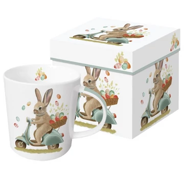 Porcelánbögre 0,4l dobozban, Bunny Dash, PPD.260302938
