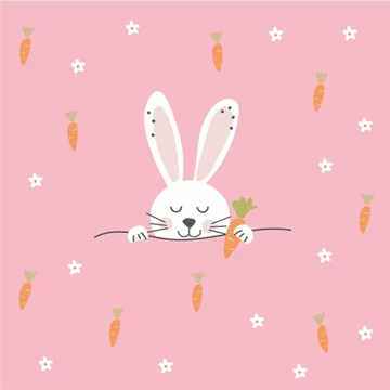 Easter Carrots papírszalvéta 33x33cm, 20db-os, PPD.C233002947