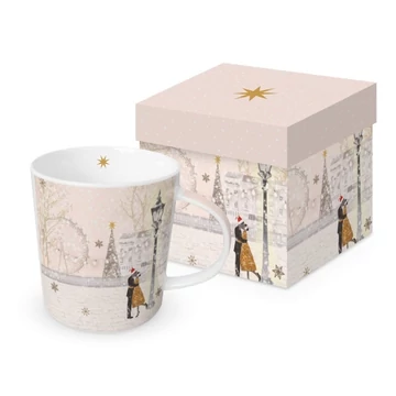 Porcelánbögre 0,4l dobozban, Christmas Love, PPD.360303169