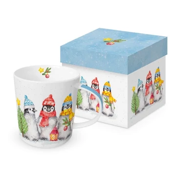 Porcelánbögre 0,4l dobozban, Sacred Penguins, PPD.360303103