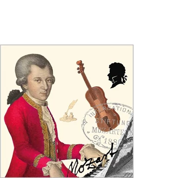 Mozarteaum papírszalvéta 25x25cm, 20db-os, PPD.B125003226