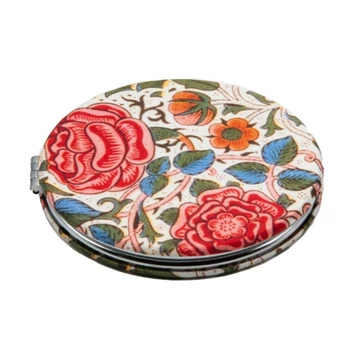 Textilbevonatú zsebtükör 7cm, nagyítós tükörrel, William Morris:Roses, FRI.12257 Textilbevonatú zsebtükör 7cm, nagyítós tükörrel, William Morris:Roses, FRI.12257