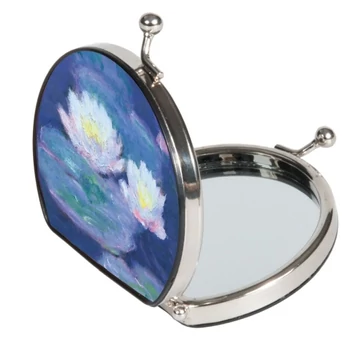 Zsebtükör nagyítós textilbevonatú 7x7,5x2,5cm, Monet: Water Lilies, FRI.12333 Zsebtükör nagyítós textilbevonatú 7x7,5x2,5cm, Monet: Water Lilies, FRI.12333