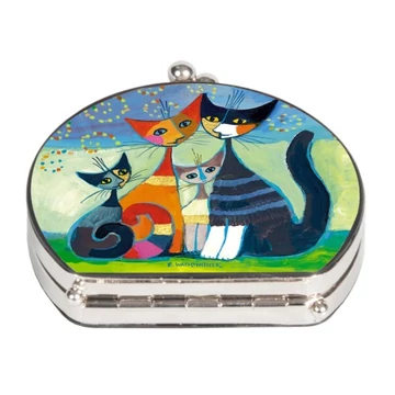 Zsebtükör nagyítós,textilbevonatú 7x7,5x2,5cm,Rosina Wachtmeister:Moment di Felicitá, FRI.12341 Zsebtükör nagyítós,textilbevonatú 7x7,5x2,5cm,Rosina Wachtmeister:Moment di Felicitá, FRI.12341