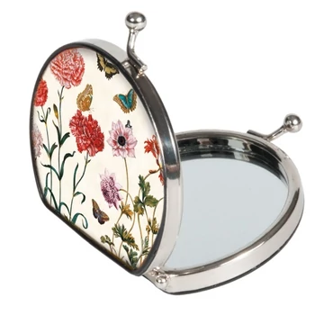 Zsebtükör nagyítós, 7x7,5x2,5cm, textilbevonatú, Maria Sibylla Merian, FRI.12364 Zsebtükör nagyítós, 7x7,5x2,5cm, textilbevonatú, Maria Sibylla Merian, FRI.12364