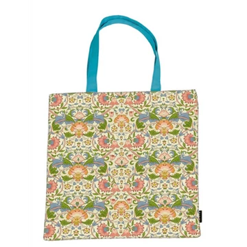 Textil bevásárlótáska 38x40cm, polyester, William Morris: Lodden Pattern, FRI.12738
