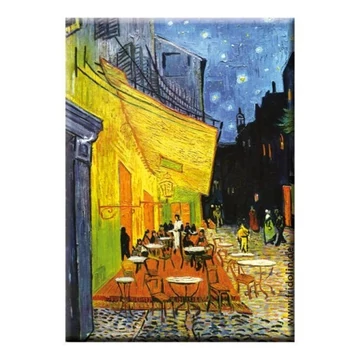 Hűtőmágnes 8x5,4x0,3cm,Van Gogh:Kávéház éjjel, FRI.18301 Hűtőmágnes 8x5,4x0,3cm,Van Gogh:Kávéház éjjel, FRI.18301