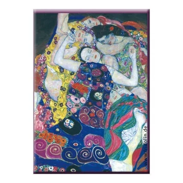 Hűtőmágnes 8x5,4x0,3cm,Klimt:Szüzek, FRI.18317