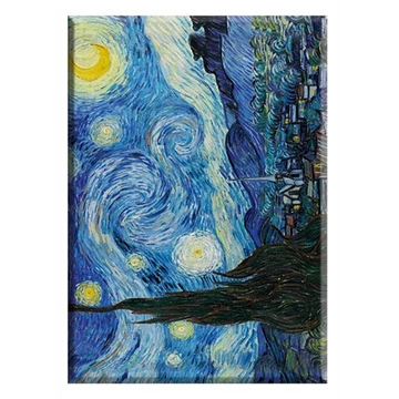 Hűtőmágnes 8x5,4x0,3cm, Van Gogh:Csillagos éj, FRI.18343 Hűtőmágnes 8x5,4x0,3cm, Van Gogh:Csillagos éj, FRI.18343