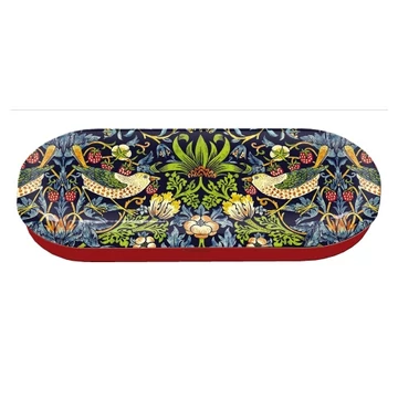 Szemüvegtok fémdoboz, 16x2,8x6,6cm, William Morris: Strawberry Thief, FRI.18684