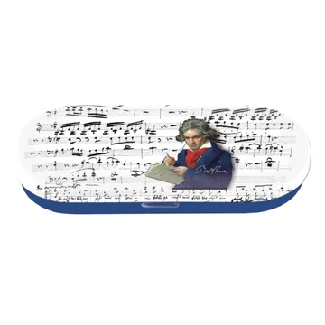 Szemüvegtok fémdoboz, 16x2,8x5,5cm,Beethoven, FRI.18776