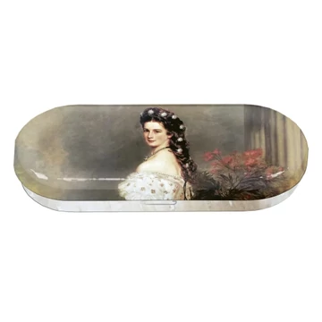 Szemüvegtok fémdoboz, 16x2,8x6,6cm, Sisi, FRI.18796