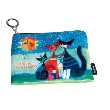 Mini pénztárca, polyester, 12x1,5x10cm,Rosina Wachtmeister:Moment di Felicitá, FRI.19282